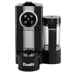 Dualit 85180 Cafe Cino Coffee Capsule Machine, Black